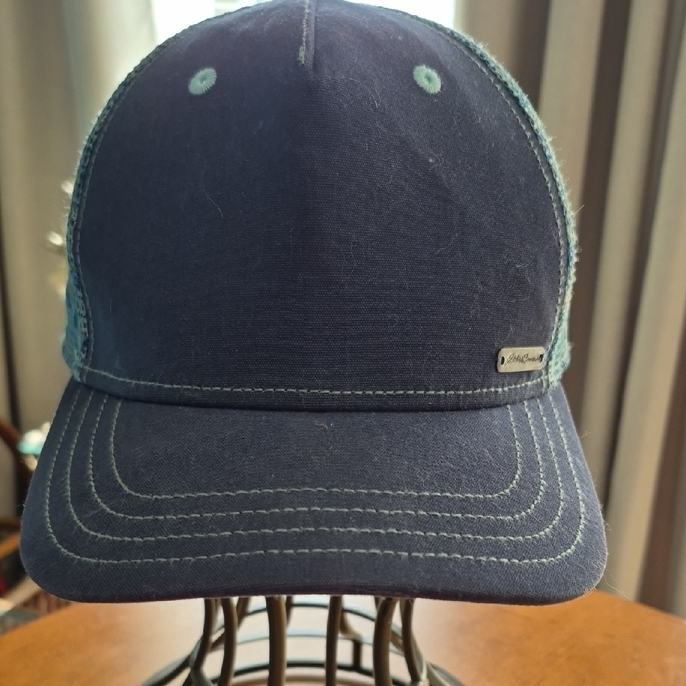Eddie Bauer Blue Canvas Cap